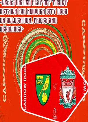 Norwich city tickets