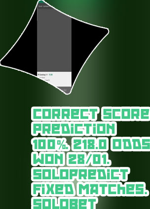 Solo prediction correct score